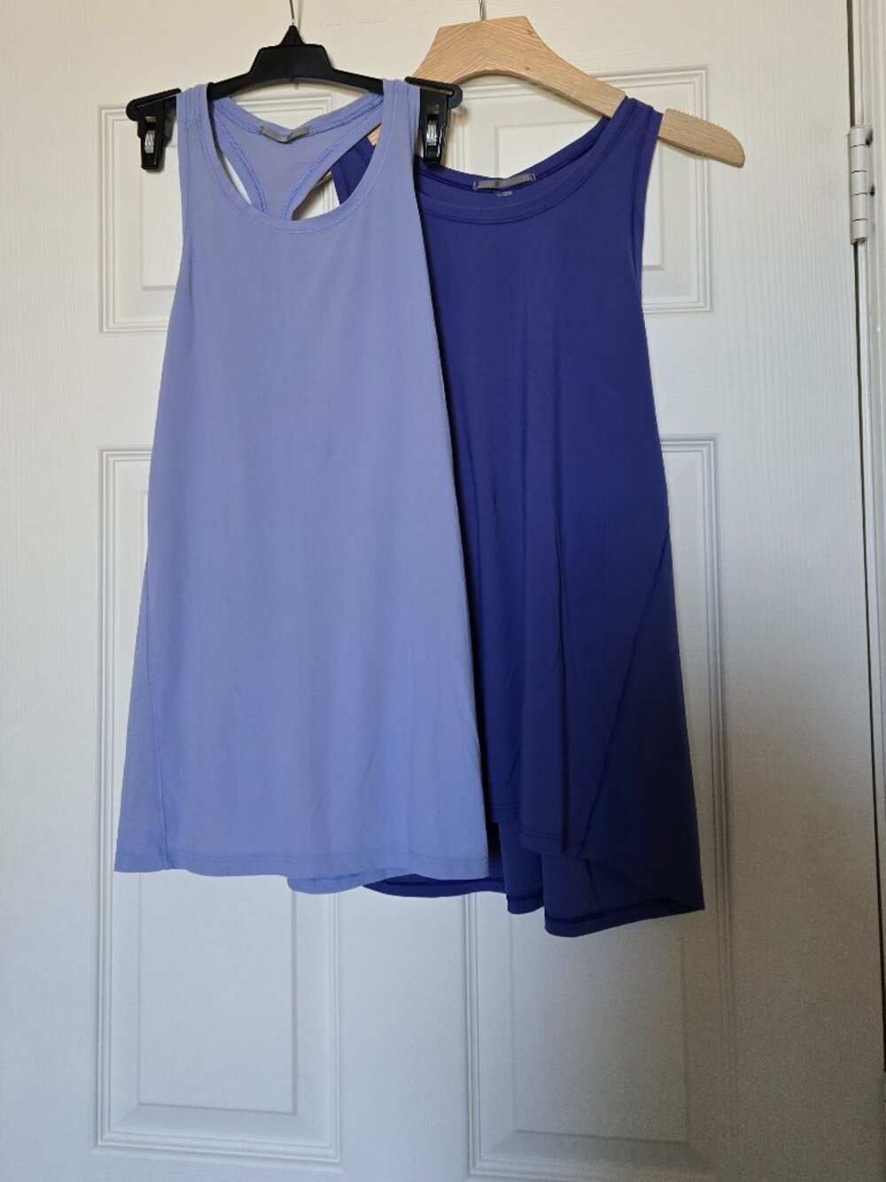 (2) Athleta Women's Ultimate Train Tanks in Shade of Purple - Size Medium - EUC